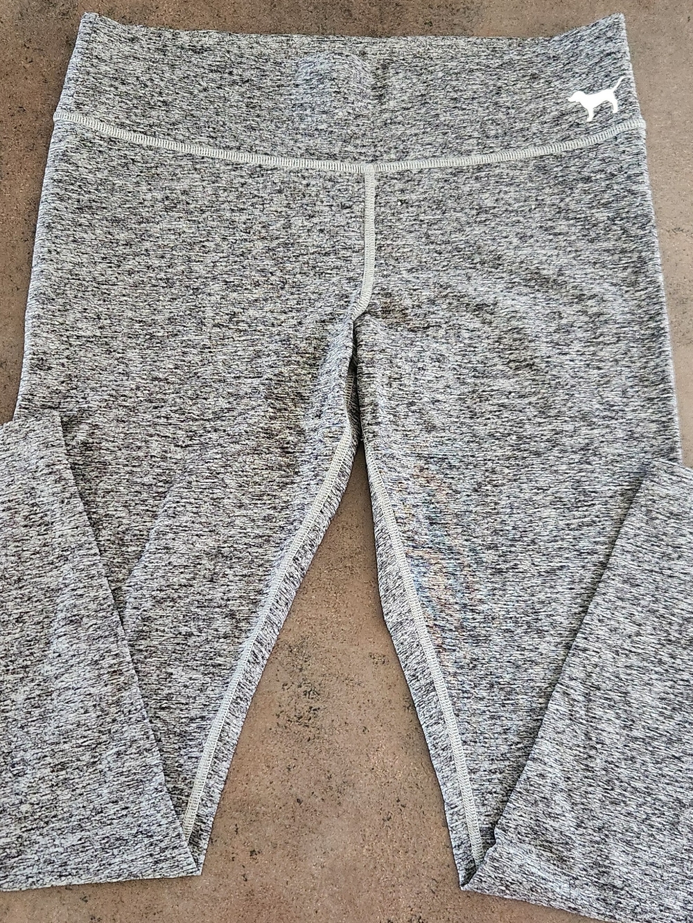 Victoria's Secret PINK Victoria's Secret Womens' Gray Marled Leggings